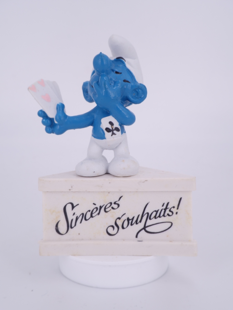 Schtroumpf joueur de cartes