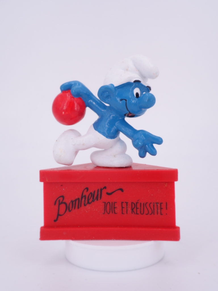 Schtroumpf joueur de bowling