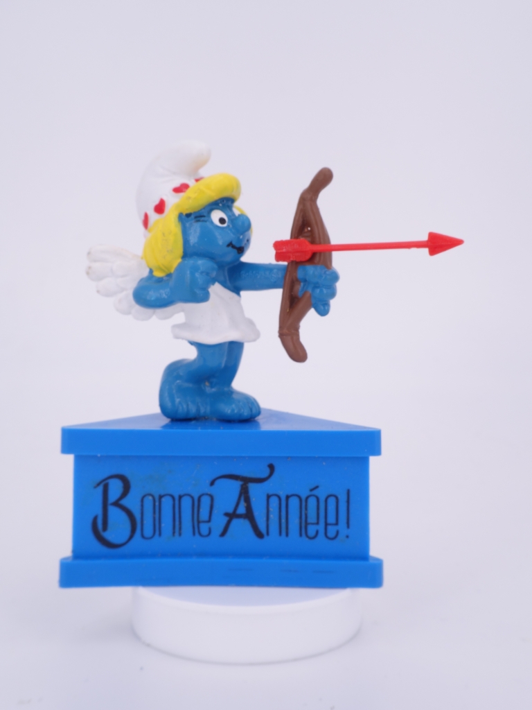 Schtroumpfette ange/cupidon avec arc