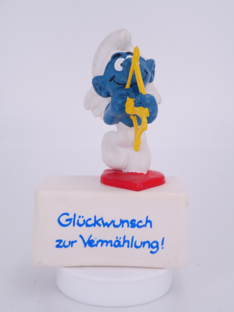 Schtroumpf ange/cupidon avec arc