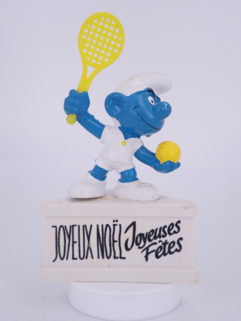 Schtroumpf joueur de tennis