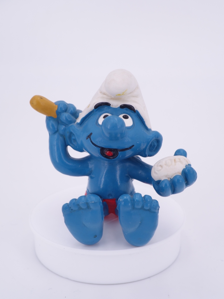 Schtroumpf qui se lave (bain)