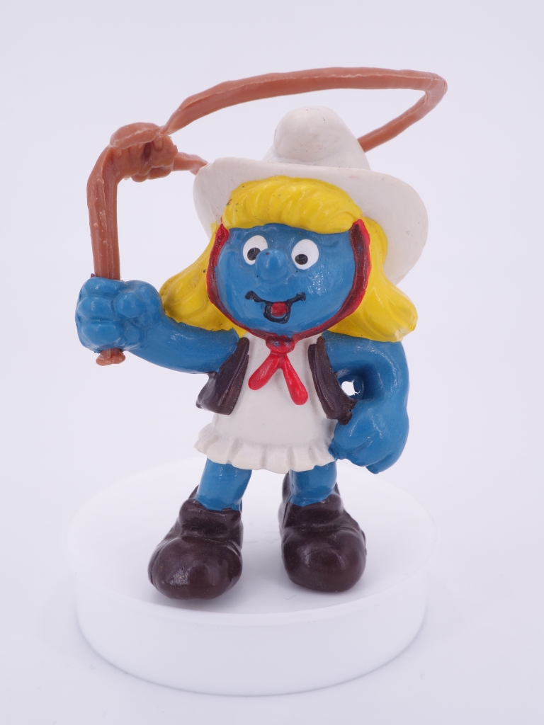 Schtroumpfette cowgirl