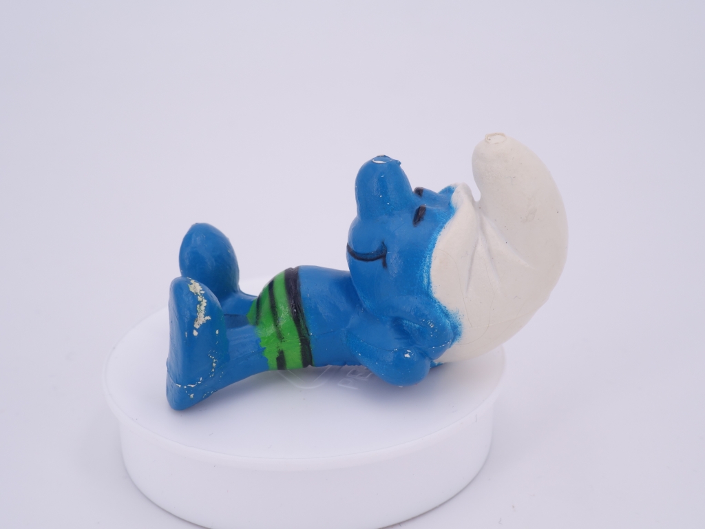 Schtroumpf baigneur / bain de soleil