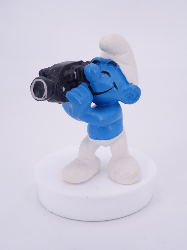 Schtroumpf avec caméra