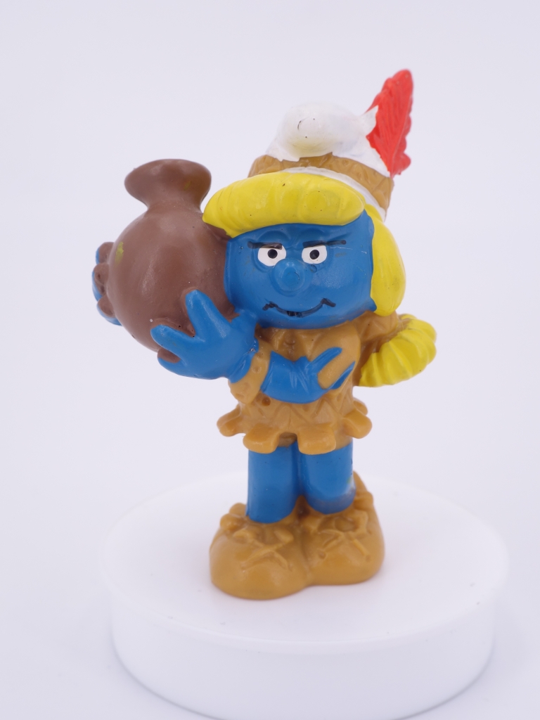 Schtroumpfette indienne