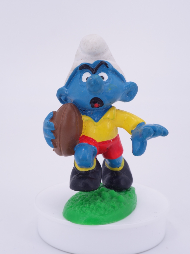 Schtroumpf rugbyman
