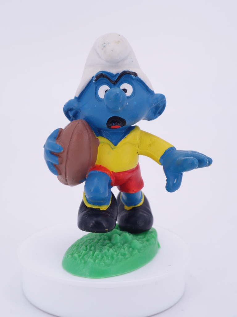 Schtroumpf rugbyman