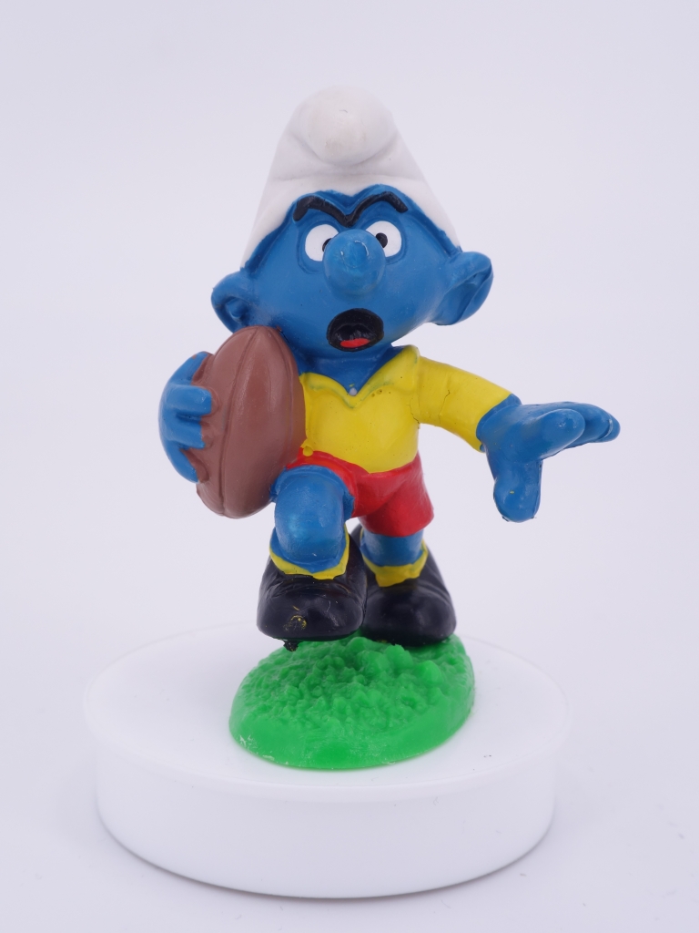 Schtroumpf rugbyman