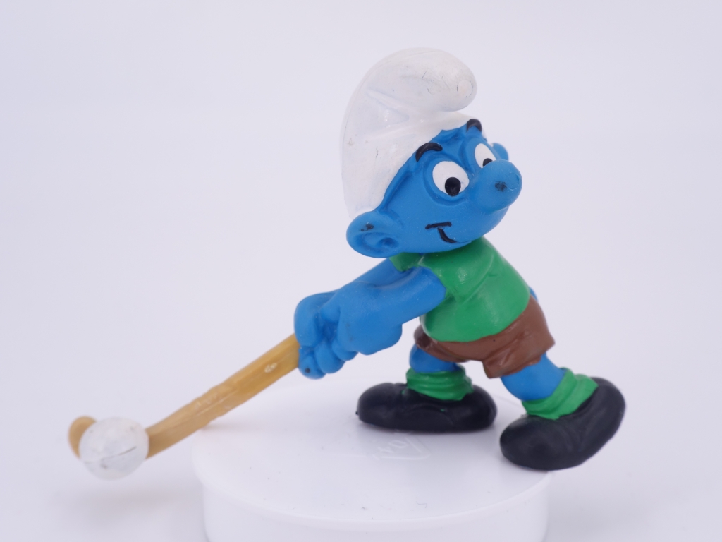 Schtroumpf joueur de hockey sur gazon