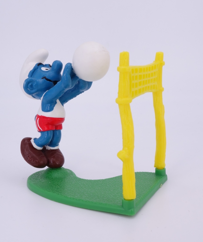 Schtroumpf joueur de volleyball