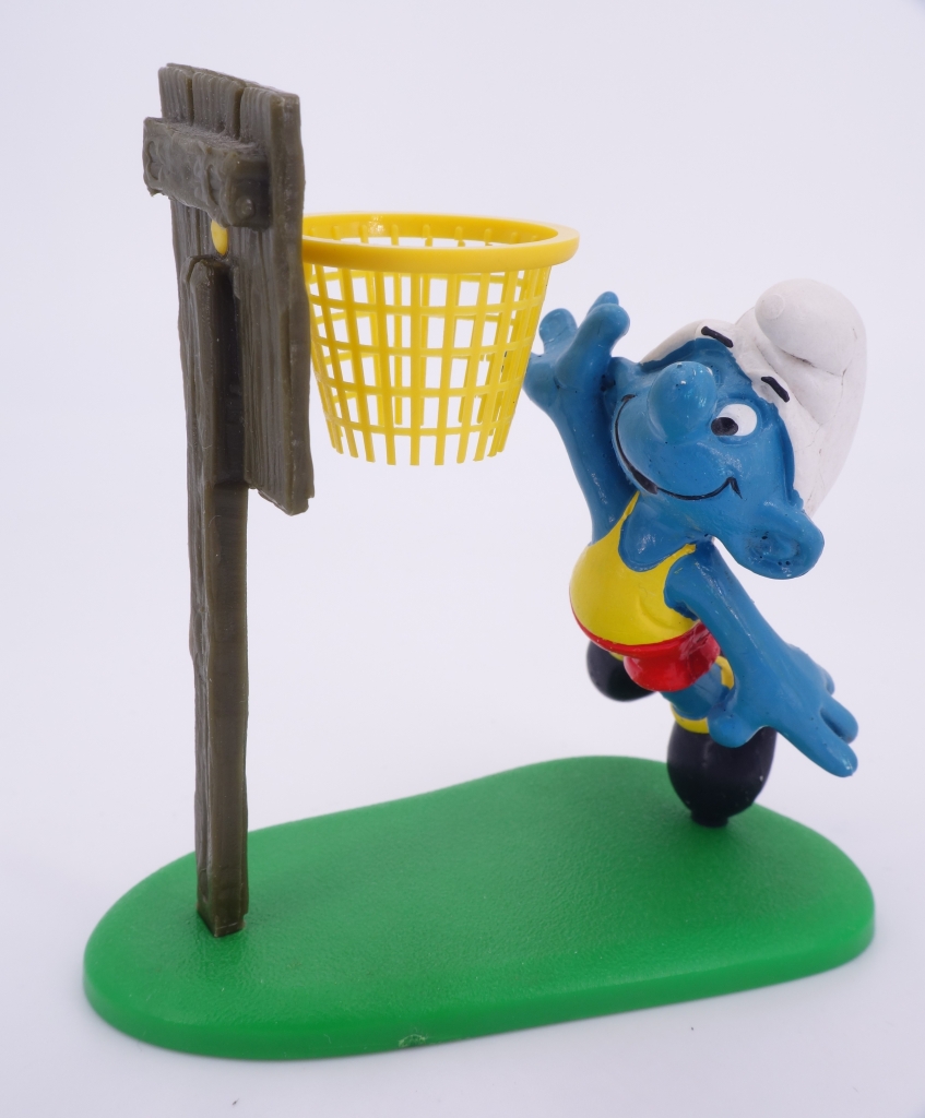 Schtroumpf joueur de basketball