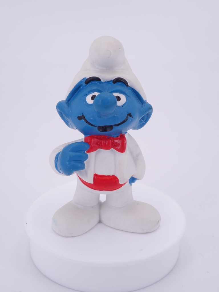 Schtroumpf en smoking