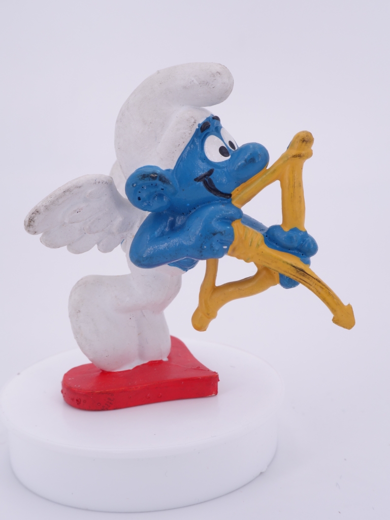 Schtroumpf ange/cupidon avec arc