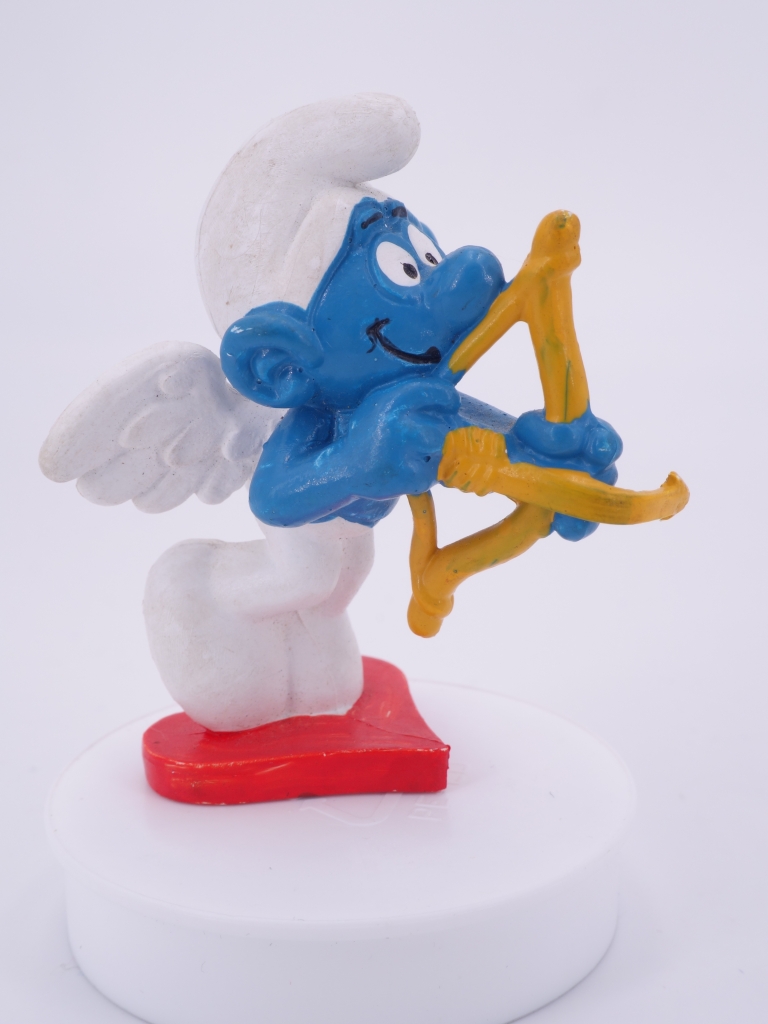 Schtroumpf ange/cupidon avec arc