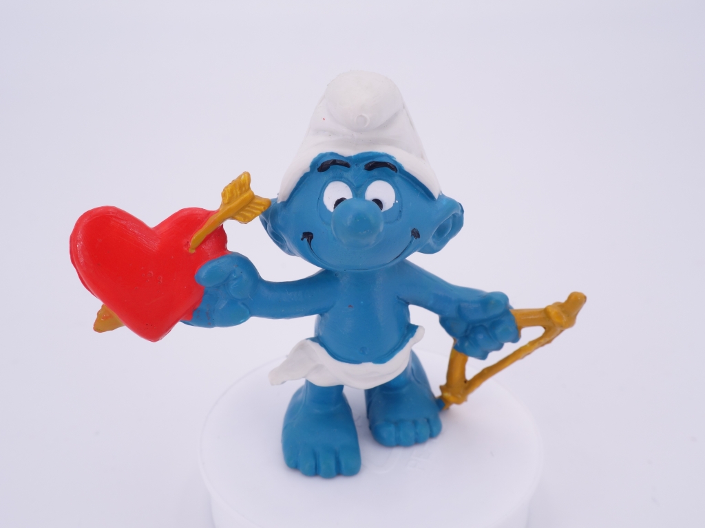 Schtroumpf ange/cupidon avec arc