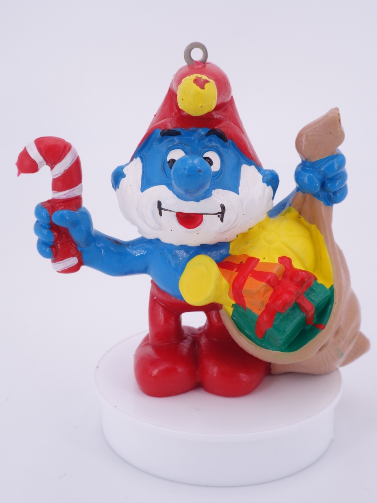 Grand Schtroumpf avec sac de jouets