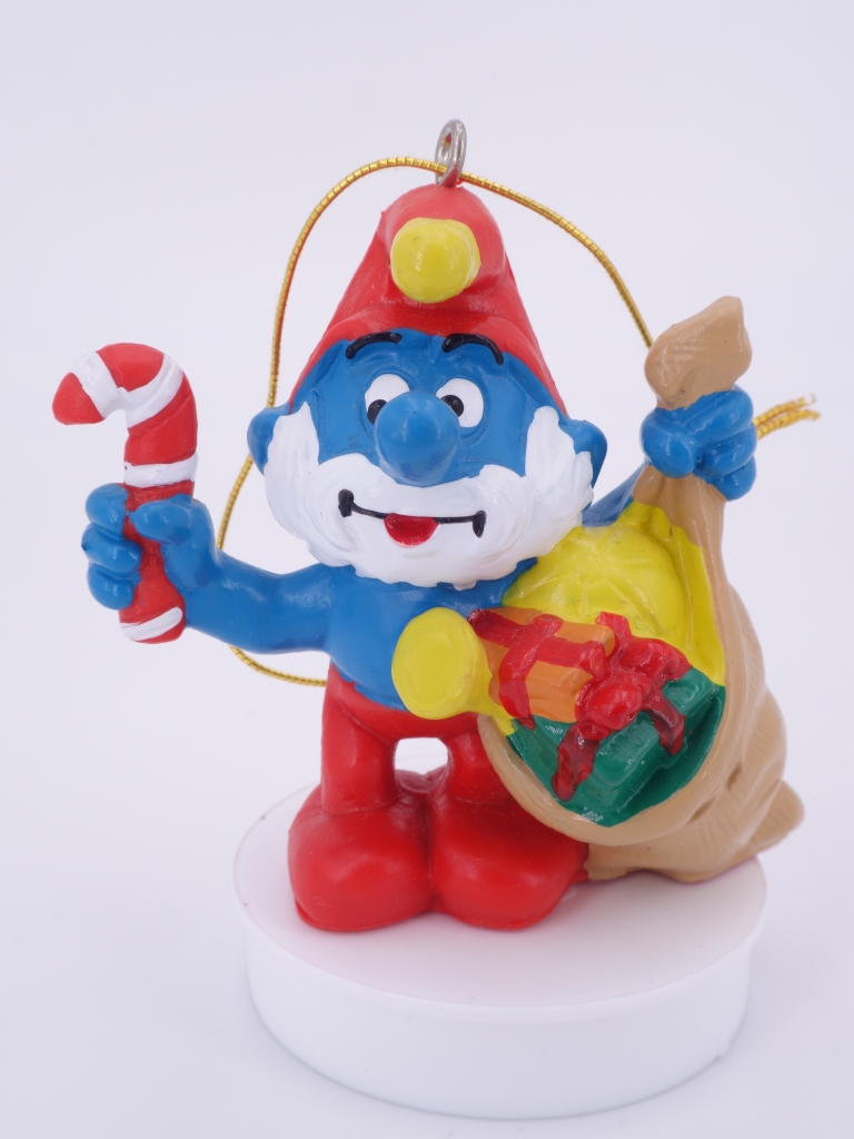 Grand Schtroumpf avec sac de jouets