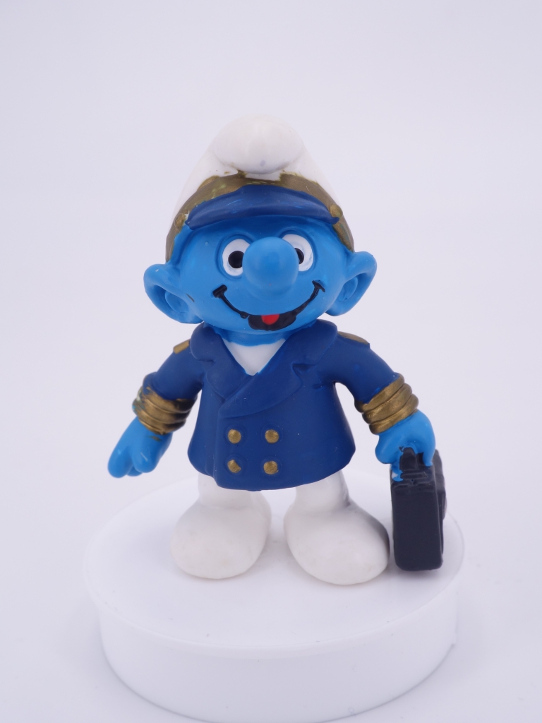 Schtroumpf commandant de bord