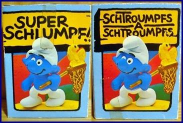 Schtroumpf avec filet et papillon