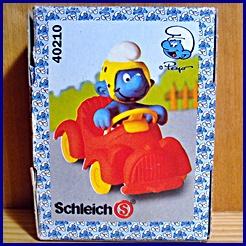 Schtroumpf en voiture