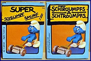Schtroumpf avec tondeuse