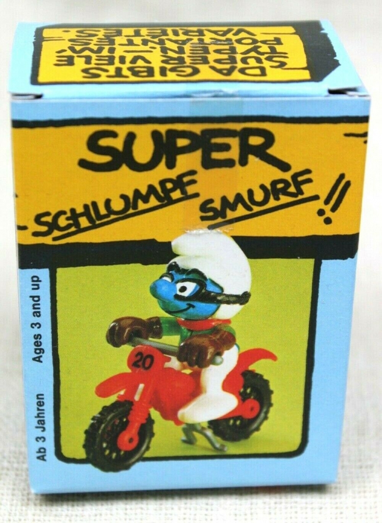 Motocross Schtroumpf