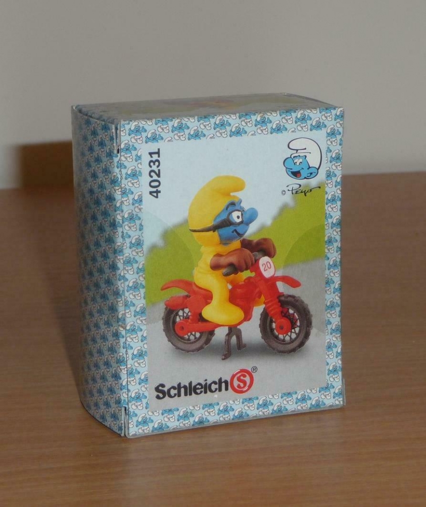 Motocross Schtroumpf