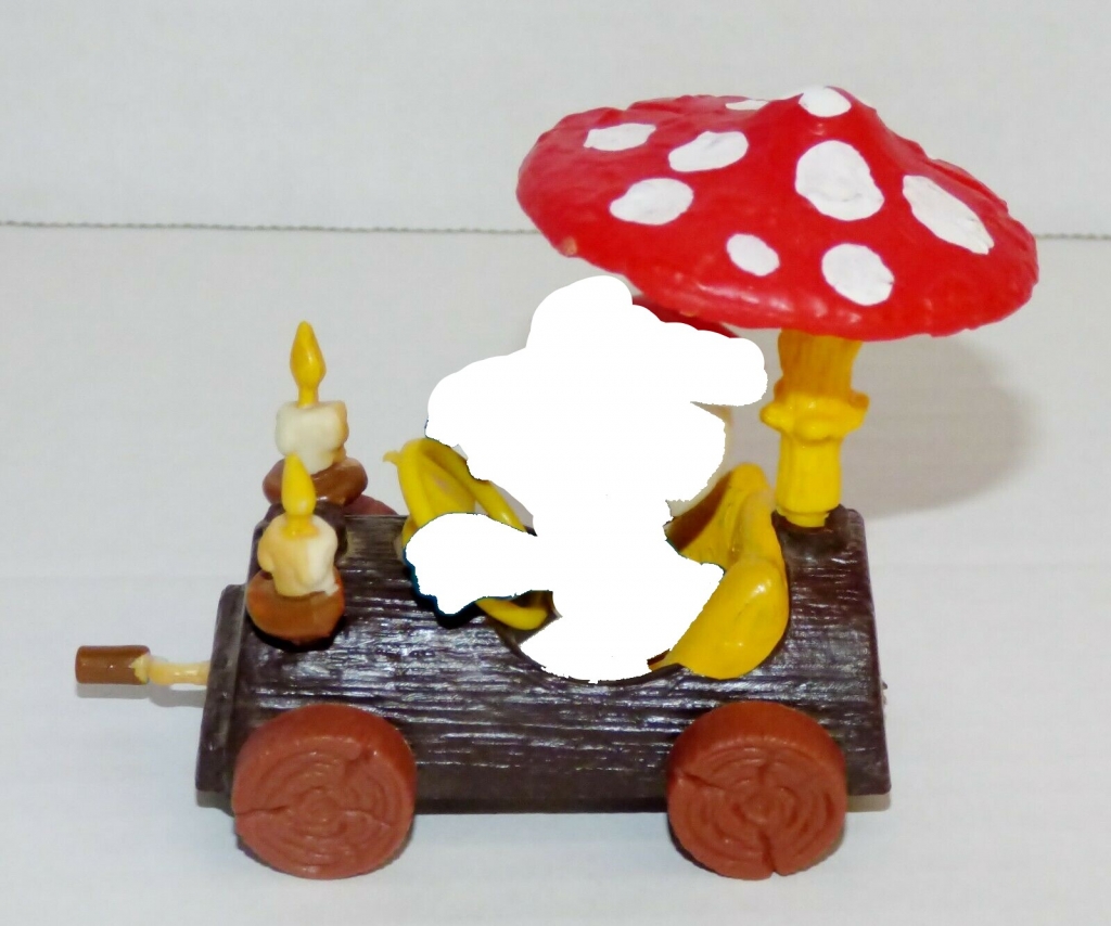 Schtroumpf en voiture