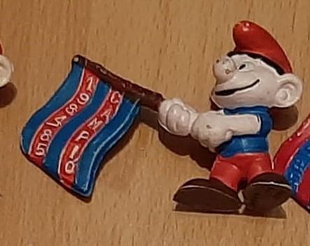Schtroumpf drapeau de Barcelone (version 1)