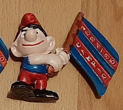 Schtroumpf drapeau de Barcelone (version 2)