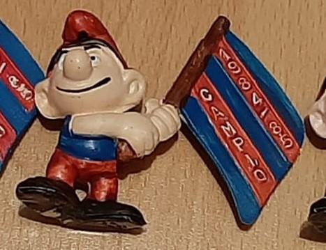 Schtroumpf drapeau de Barcelone (version 2)