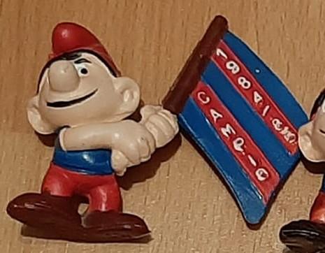 Schtroumpf drapeau de Barcelone (version 2)