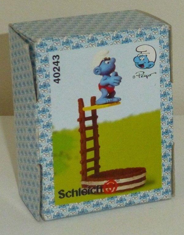 Schtroumpf sur plongeoir