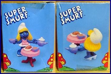 Schtroumpfette avec thé