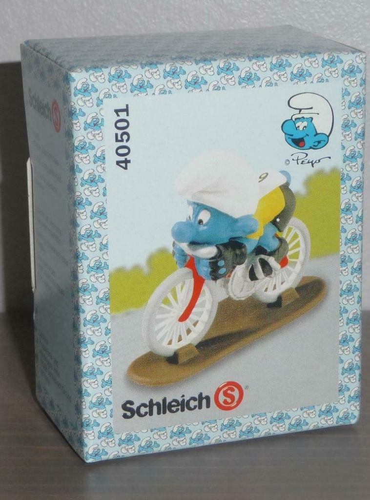 Schtroumpf cycliste