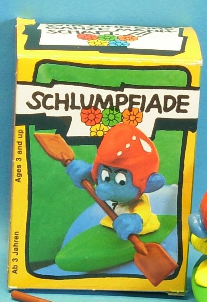 Schtroumpf avec canoë kayak