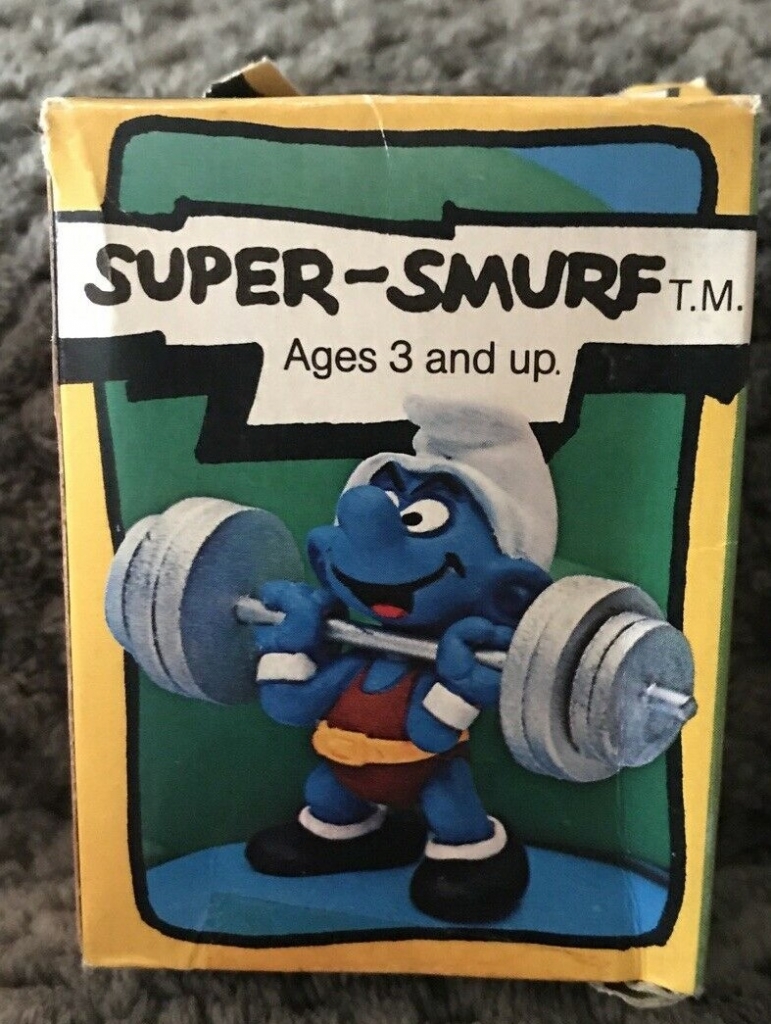 Schtroumpf haltérophile