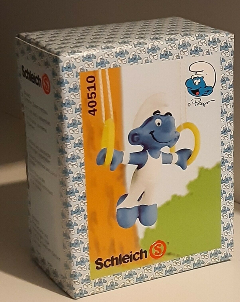 Schtroumpf gymnaste - Anneaux