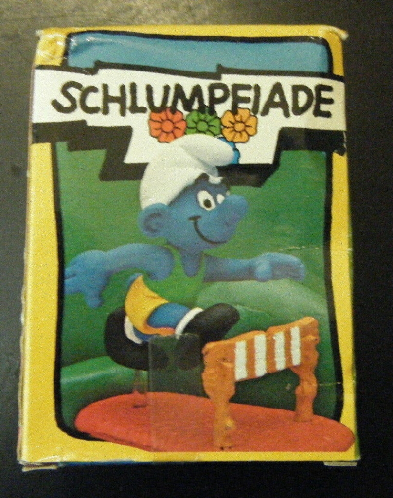 Schtroumpf saut de haie