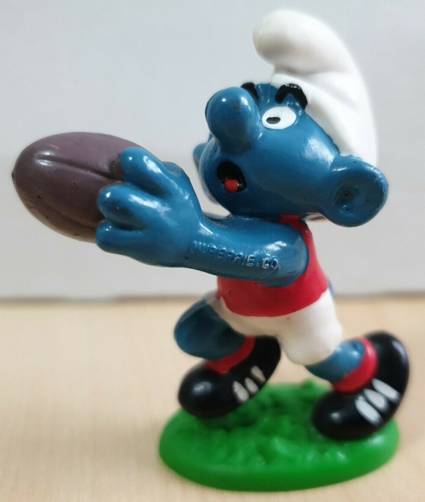 Schtroumpf rugbyman