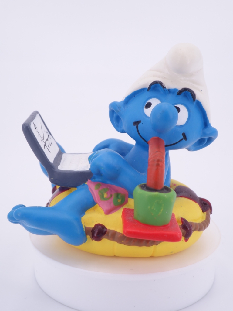 Schtroumpf accro au travail