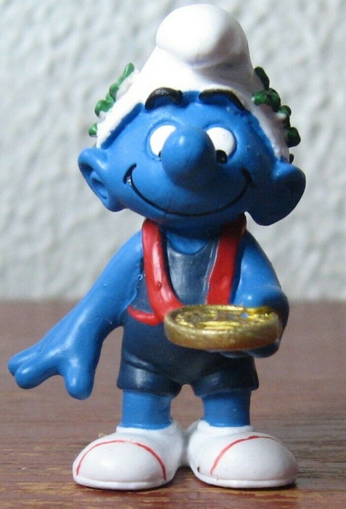 Schtroumpf médaille d\'or