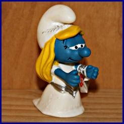 Schtroumpfette mariée