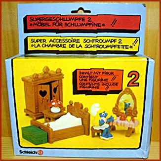 Chambre de la Schtroumpfette