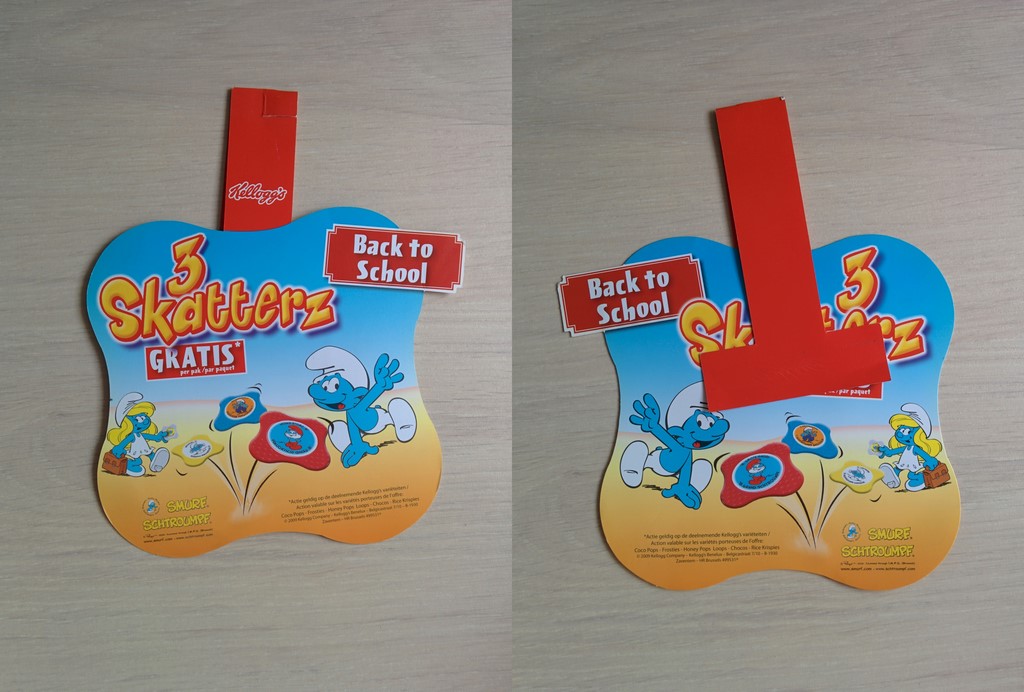 Affichette Kellogg's - Néerlandais