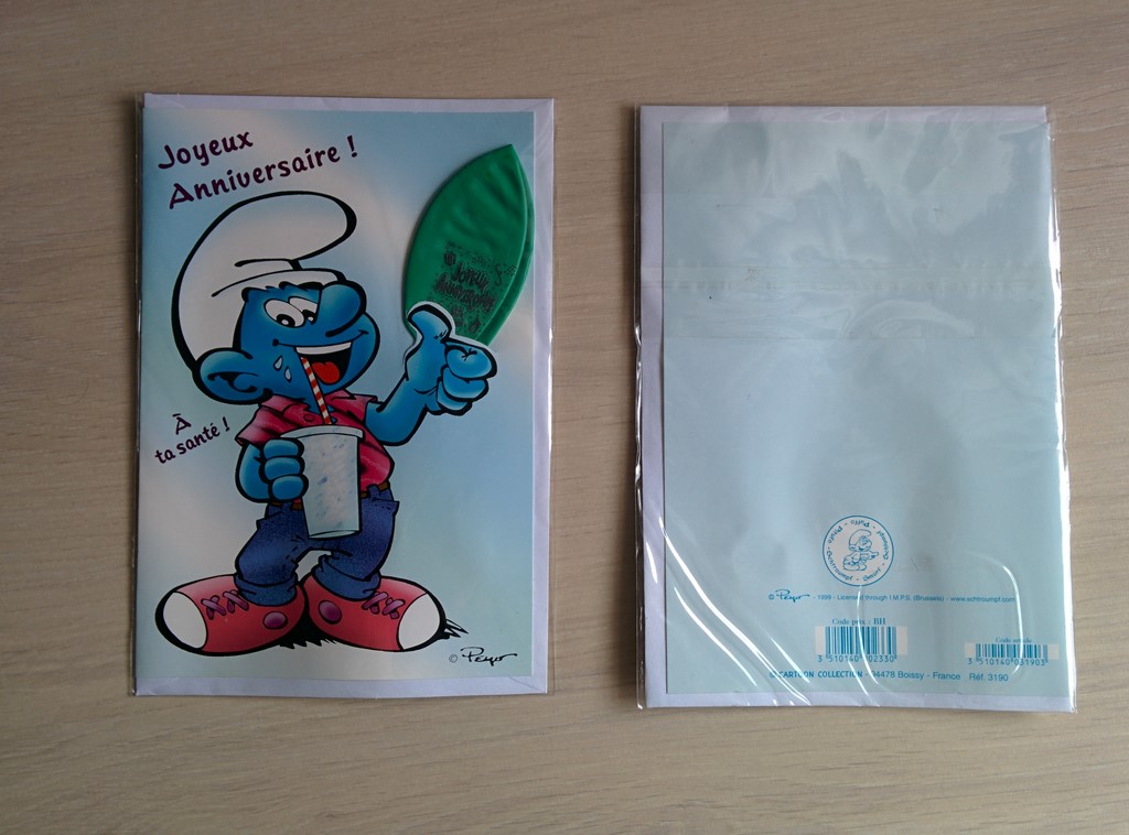 Schtroumpf - Ballon vert