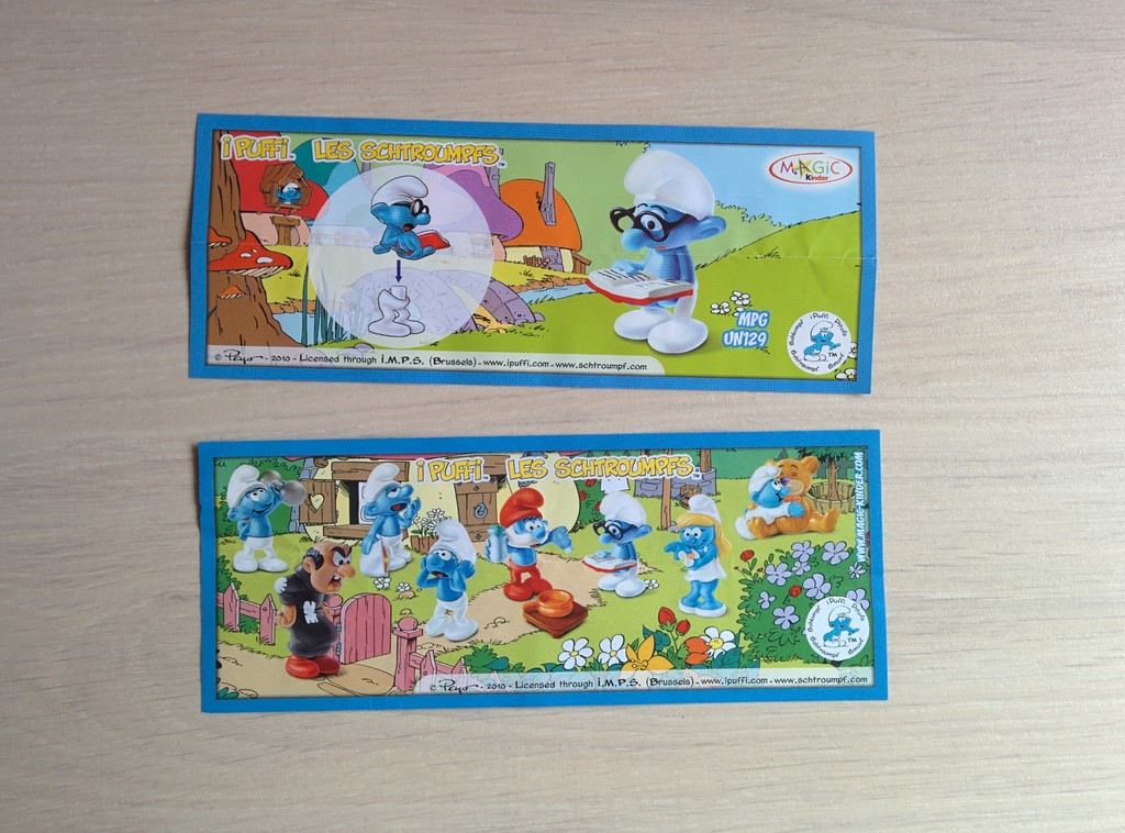 BPZ Schtroumpf à Lunettes