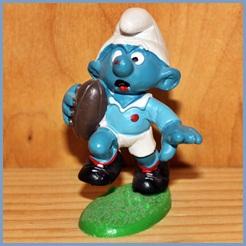 Schtroumpf rugbyman