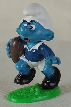 Schtroumpf rugbyman